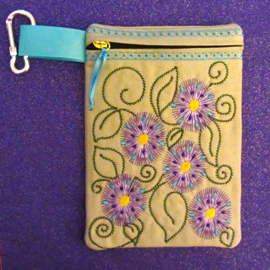 ITH clip and go case embroidery design