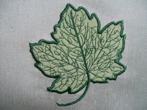 Maple Leaf Applique Block | Wee Folk Art